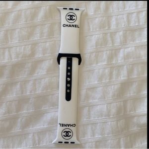 COPY - Luxury CC silicone Apple Watch band 42/44/45mm